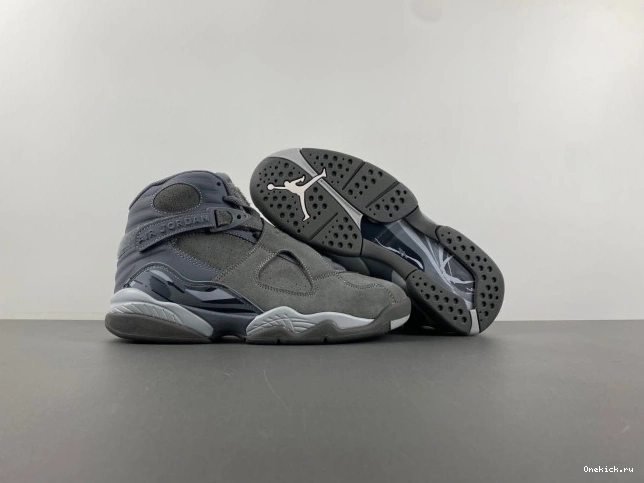 One Kick Retro 8 305381-014 Cool Jordan Grey 0808